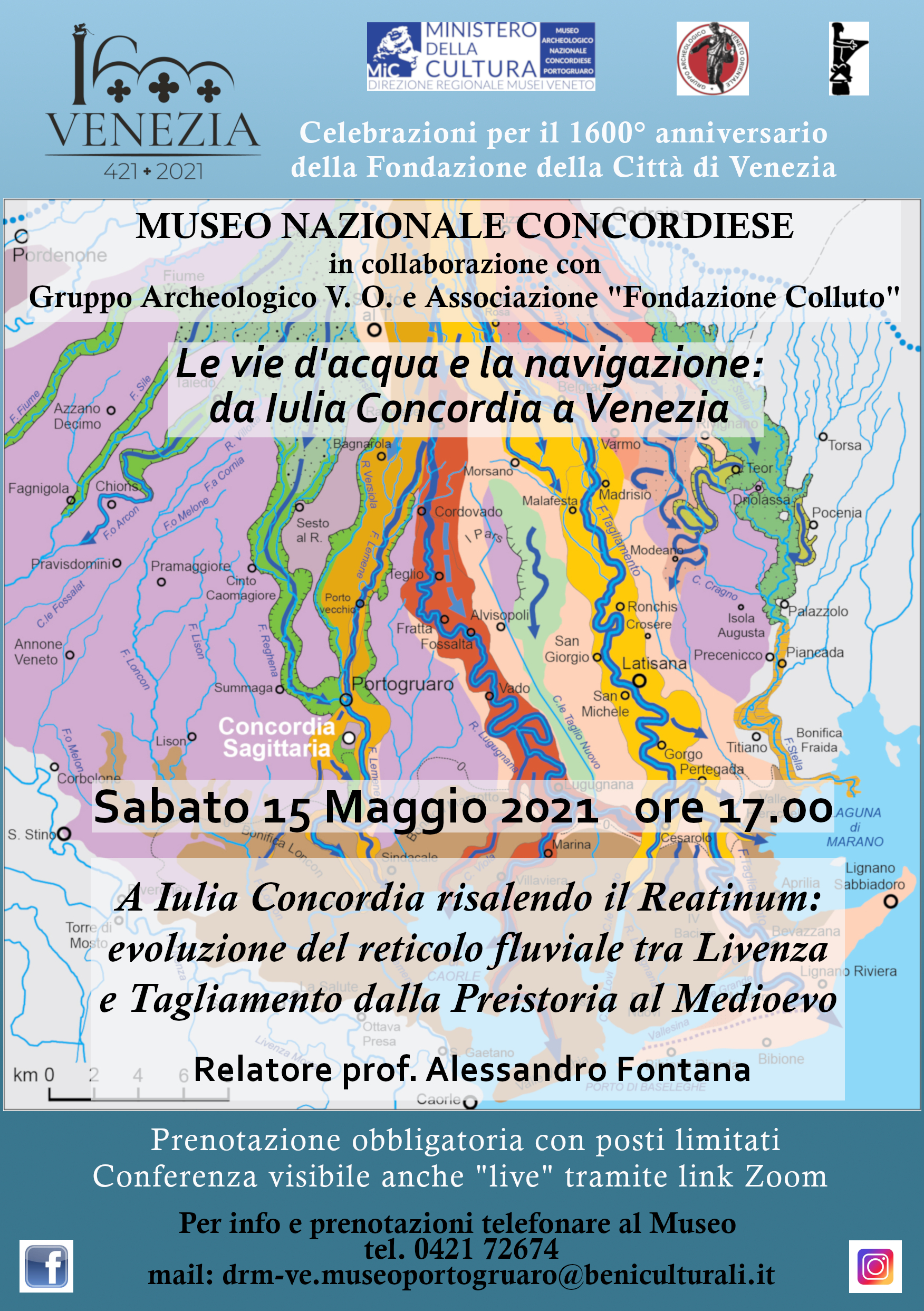 Museo Nazionale concordiese di Portogruaro | Le vie d’acqua e la navigazione: da Iulia Concordia a Venezia.